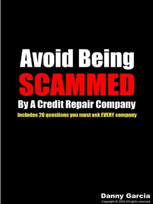 cover image of Avoid Being Scammed by a Credit Repair Company